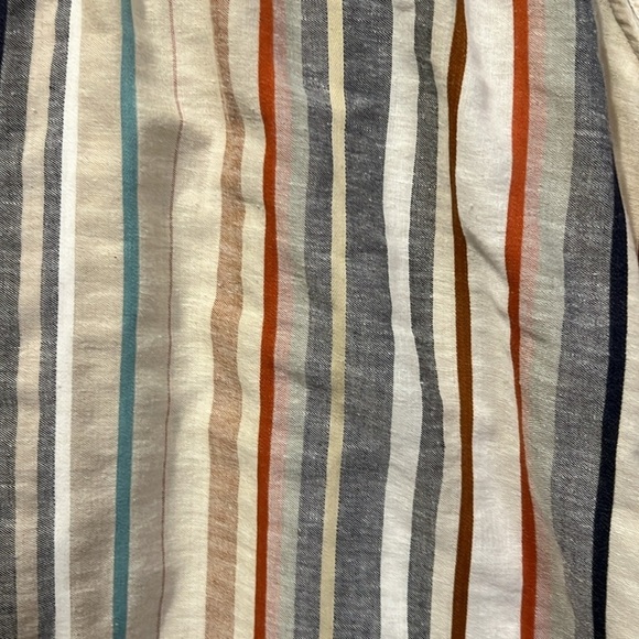 THML multi color striped cotton halter sleeveless dress size medium - Picture 6 of 11